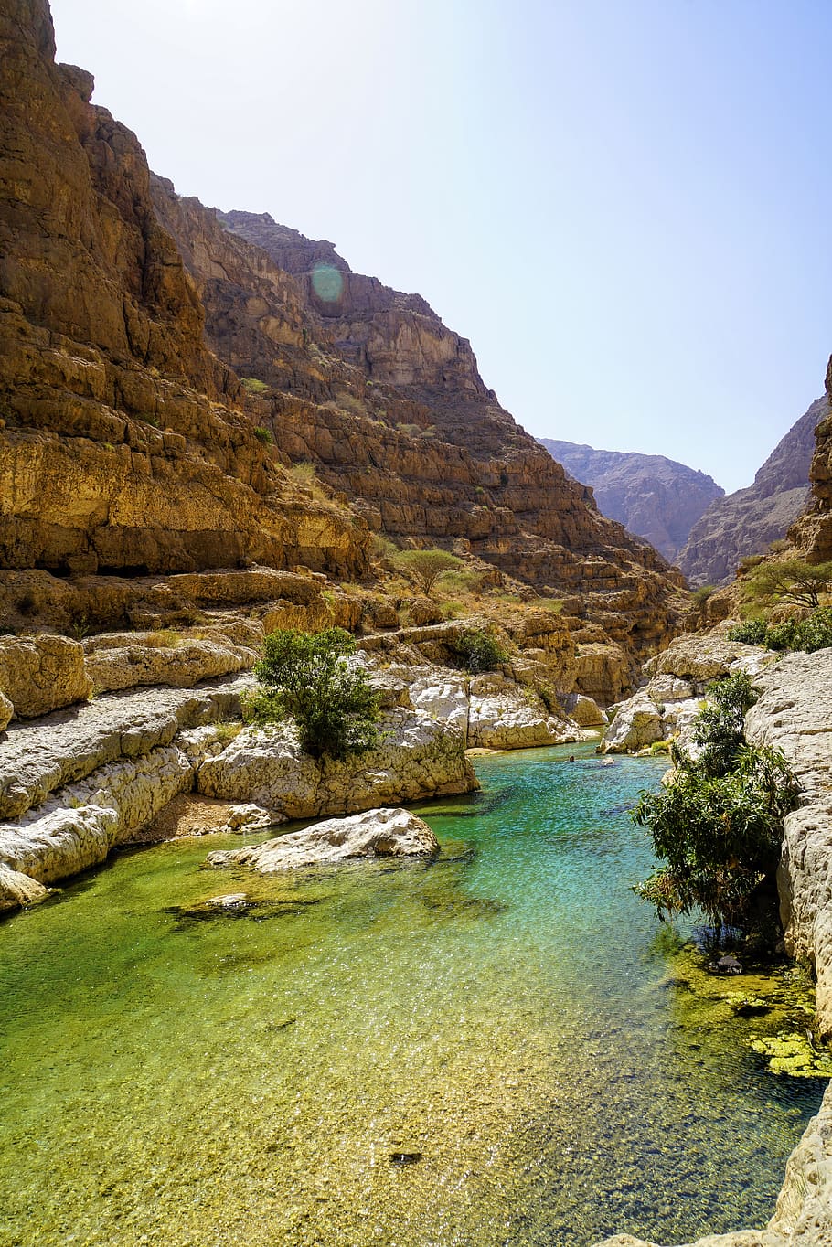 A winding path through Egypt's desert landscape